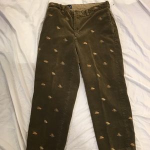 Ralph Lauren Embroidered Chords